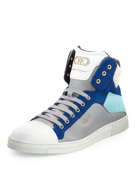 replica ferragamo high top sneaker|Tikick Shop .